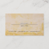 Schaar kam Logo | Hair Stylist Appt Afsprakenkaartje (Achterkant)