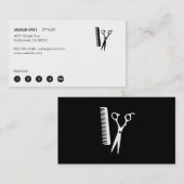 Schaar & Kam (punchcard 5) Klantenkaartje (Voorkant / Achterkant)