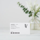 Schaar & Kam (punchcard 5) Klantenkaartje (Staand voorkant)