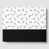 Schaar & kammen Patroon Hair Salon Gastenboek (Achterkant)