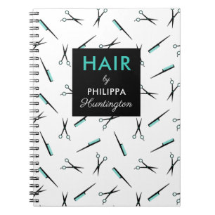 Schaar & kammen Patroon Hair Stylist Notitieboek