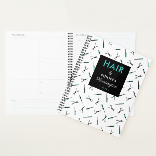 Schaar & kammen Patroon Hair Stylist Planner (Display)
