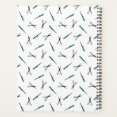 Schaar & kammen Patroon Hair Stylist Planner (Achterkant)