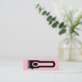 Schaar | Kapper | Haarstylist Mini Visitekaartje (Staand voorkant)