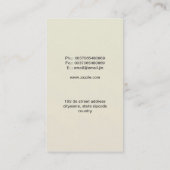 Schaar kapper kapper haar visitekaartje (Achterkant)