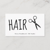 Schaar Kappers Visitekaartje (Voorkant)