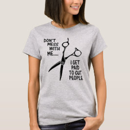 Schaar Kapsalon Humor T-Shirt