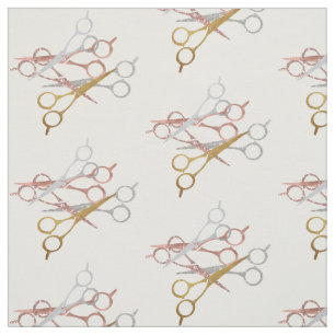 Schaar Kapsalon Metaal Glitter Stof