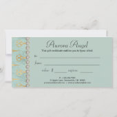 Schaar Kapsalon Vintage Cadeaubon (Achterkant)