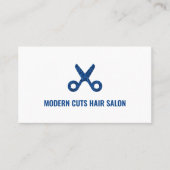 Schaar, Logo, haarlijst, haarsalon Visitekaartje (Voorkant)
