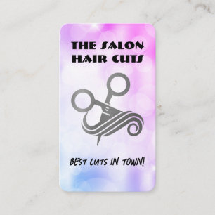 Schaar Logo Kapperszaak Schoonheidssalon Afsprakenkaartje
