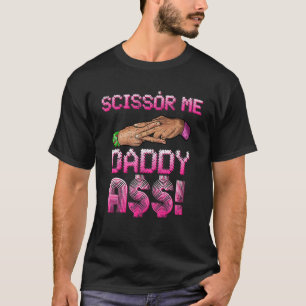 Schaar me papa A$ Hand Funny Trendy Wrestling M T-shirt