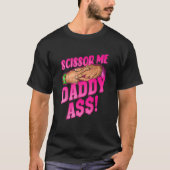 Schaar me papa A T-shirt (Voorkant)