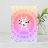 Schaar met gloeiende schaar kaart (Staand voorkant)