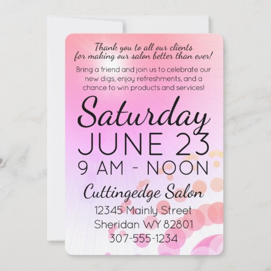 Schaar met gloeiende schaar kaart (Achterkant)