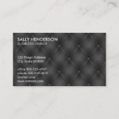 Schaar met scheidingswanden | Luxe bekledingscushi Visitekaartje (Achterkant)