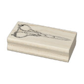  schaar met schuifwiel rubberstempel (Stempel)