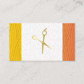 schaar | Modern kunstweerpatroon Afsprakenkaartje (Voorkant)