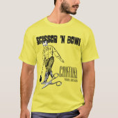 Schaar 'n Bowl Coiffure. Gold Edition. T-shirt (Voorkant)