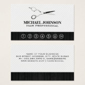 schaar | Punch Card Visitekaartje (Voorkant /achterkant)