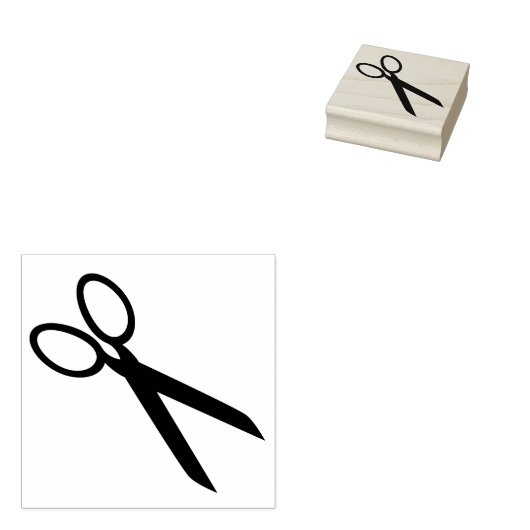 Schaar Rubberstempel (Gestempeld)