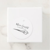 schaar Salon Bedankjes Labels (In situ)