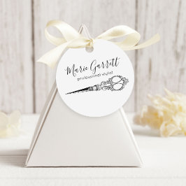  schaar Salon Bedankjes Labels