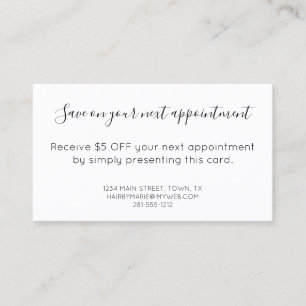 schaar Salon Kortingskaartje