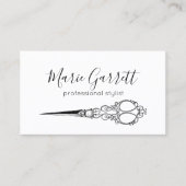  schaar Salon Visitekaartje (Voorkant)