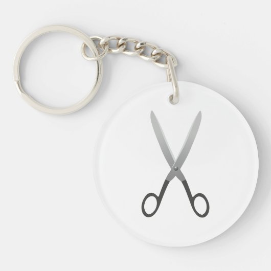 schaar sleutelhanger (Voorkant)