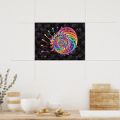 Schaar Spiral Poster (Keuken)
