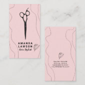 schaar | Stijllijnen en ventilatoren Visitekaartje (Voorkant / Achterkant)