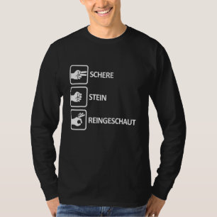 Schaar Stone Reinschaut Vinger Cirkel Hand St T-shirt