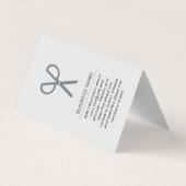 Schaar/strips (grijs) visitekaartje (Achterkant)