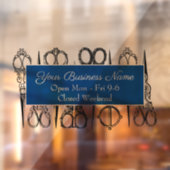 schaar Stylist Raamsticker (Vel 2)