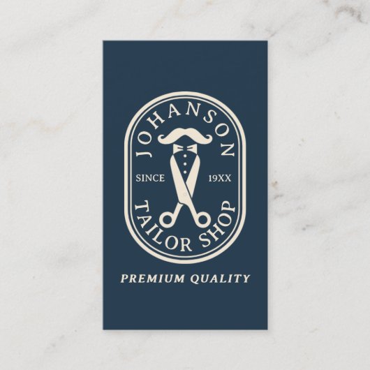 Schaar Tailor Shop Visitekaartje (Voorkant)