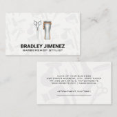 schaar | tondeuse afsprakenkaartje (Voorkant / Achterkant)