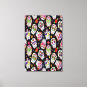 Schaar van de Suikerschedel en bloedige intimidati Canvas Afdruk (Voorkant)