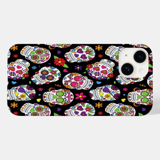 Schaar van de Suikerschedel en bloedige intimidati Case-Mate iPhone Case (Achterkant (horizontaal))