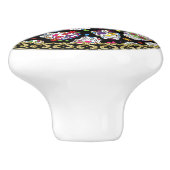 Schaar van de Suikerschedel en bloedige intimidati Keramische Knop (Zijkant)