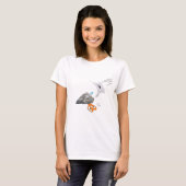 Schaar van rotatiepapier t-shirt (Voorkant volledig)