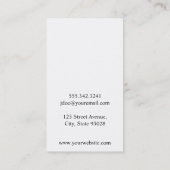 Schaar | Versierd / Goud Visitekaartje (Achterkant)