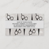 Schaar  visitekaartje (Achterkant)