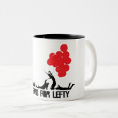 Schaar voor de Lefty Tweekleurige Koffiemok (Voorkant rechts)