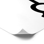 schaar voor haarkam poster (Hoek)