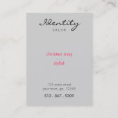 schaarbloemen visitekaartje (Achterkant)