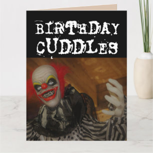 SCHAAREVIL GESLOTEN BIRTHDAY CUDDLES & KISS-Kaarte Kaart