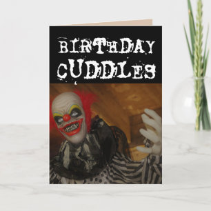 SCHAAREVIL GESLOTEN BIRTHDAY CUDDLES & KISS-Kaarte Kaart