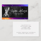 schaarkam | Moderne achtergrond Visitekaartje (Voorkant / Achterkant)