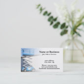 schaarlift of -platform visitekaartje (Staand voorkant)